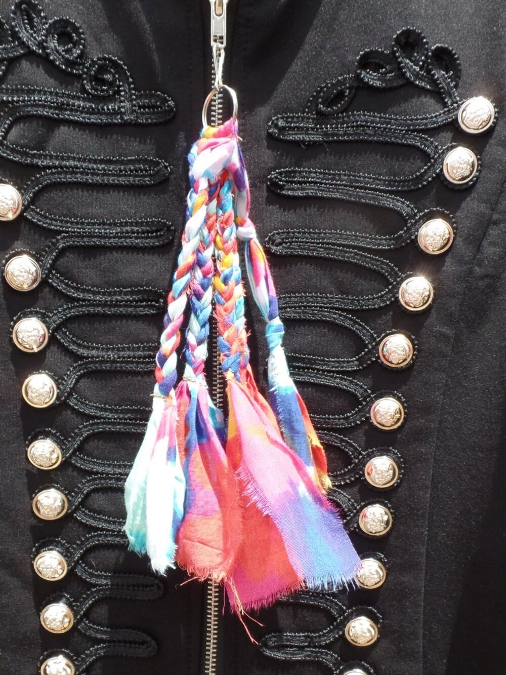 Hand Crafted ZIPPER PULL Swag TIE-DYE - Picture 5 of 6